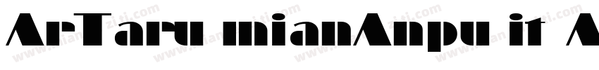 ArTarumianAnpuit ArTarumianGrig字体转换